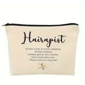 HAIRAPIST- Hair Stylist, barber, beautician zippered bag NWT